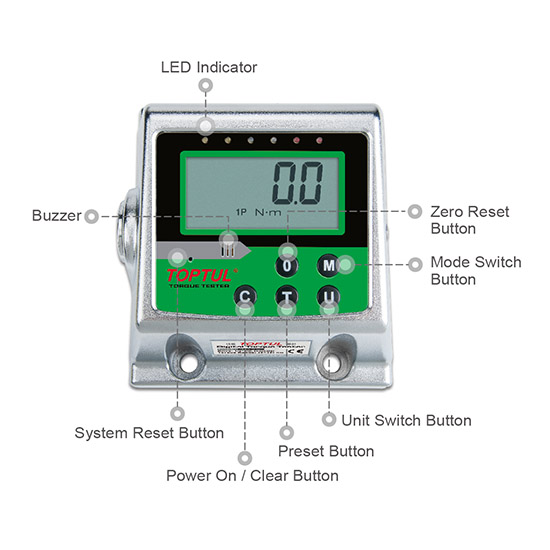 Đồng hồ đo lực cần siết Toptul IEB007068